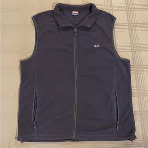 Vineyard Vines Navy Fleece Vest